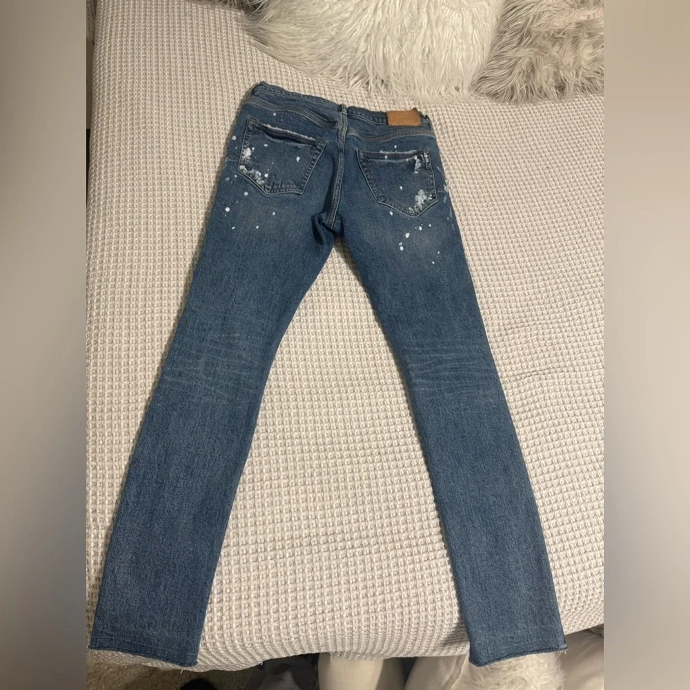 Purple bBrand Distress Skinny Jeans